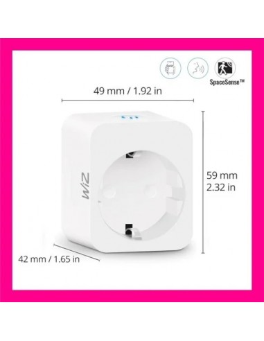 WiZ Enchufe Inteligente WiFi con Control de Energía