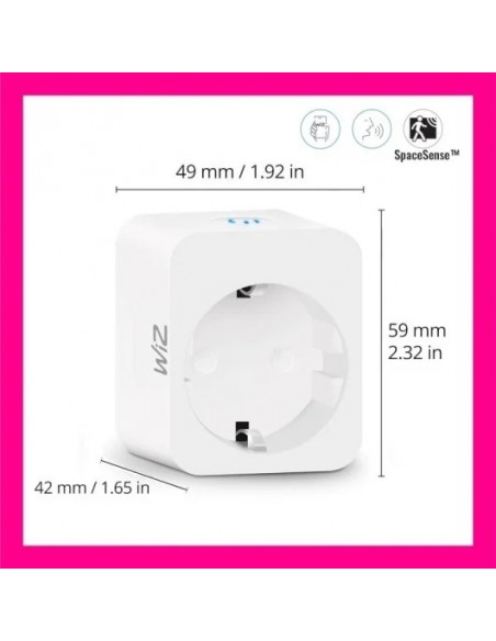 WiZ Enchufe Inteligente WiFi con Control de Energía