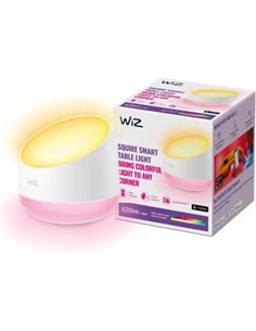 WiZ Squire Lámpara de Mesa LED WiFi 9W Blanca