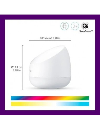 WiZ Squire Lámpara de Mesa LED WiFi 9W Blanca