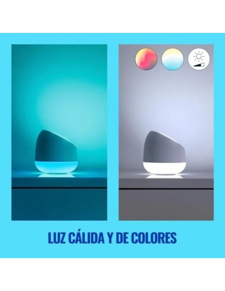 WiZ Squire Lámpara de Mesa LED WiFi 9W Blanca
