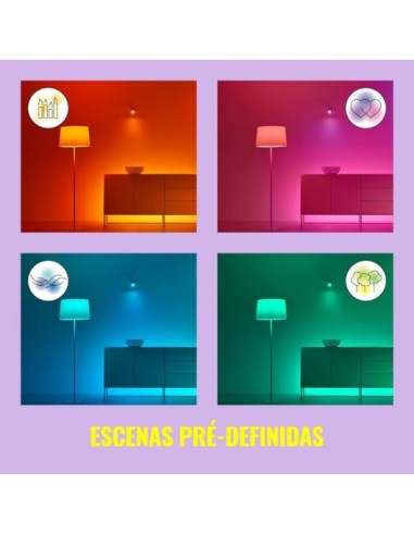 WiZ Squire Lámpara de Mesa LED WiFi 9W Blanca