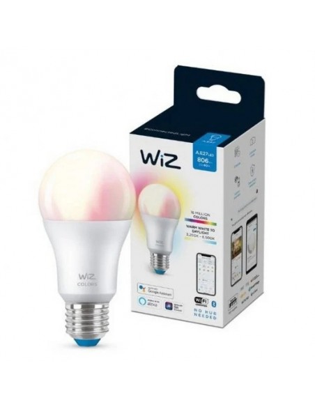 WiZ A60 Colors Bombilla Inteligente Wi-Fi RGBW E27