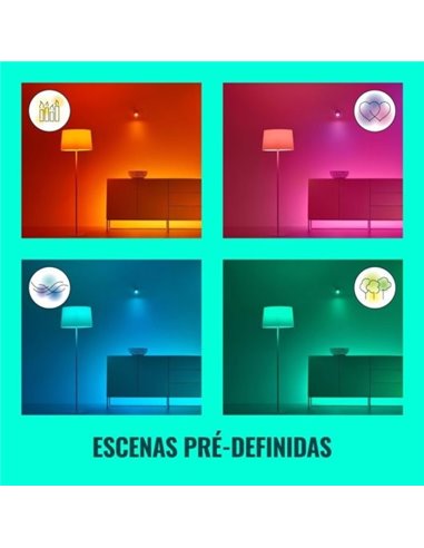 WiZ Tira LED WiFi 1600lm RGBW Con Alimentador 2 Metros