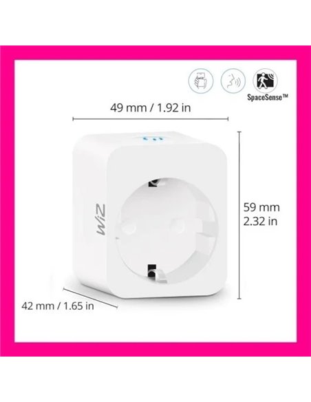 WiZ Enchufe Inteligente WiFi con Control de Energía