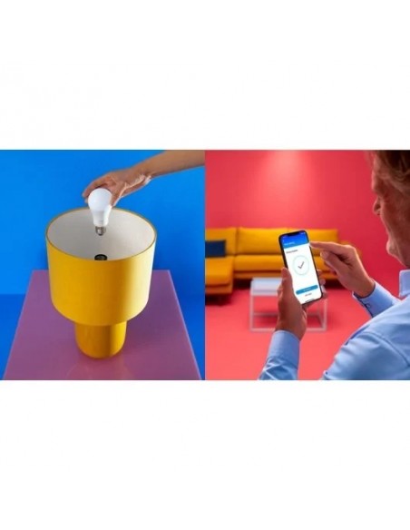 WiZ Bombilla Inteligente LED WiFi 8.5W E27 A60 RGB