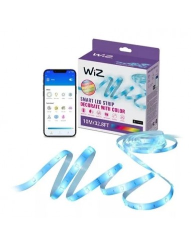 WiZ Tira LED Inteligente WiFi RGB 10W SpaceSense Matter Compatible 4m