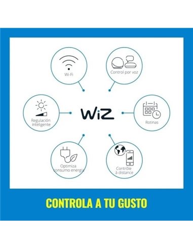 WiZ Lámpara Móvil Portátil WiFi 13.5W Blanca