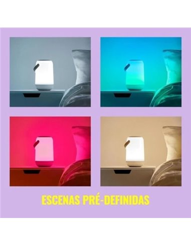 WiZ Lámpara Móvil Portátil WiFi 13.5W Blanca