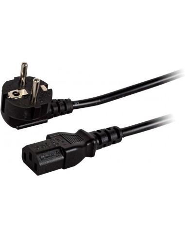 UNYKAch Cable de Alimentación CPU 100% Cobre Negro 1.5m
