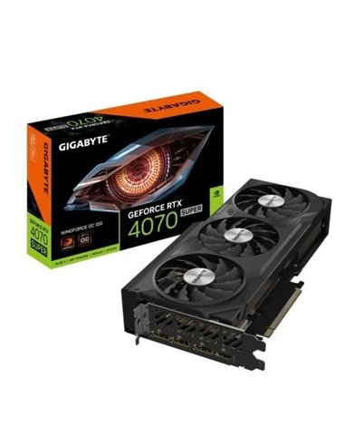 Gigabyte GeForce RTX 4070 SUPER WINDFORCE OC 12GB GDDR6X DLSS3 Tarjeta Gráfica