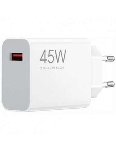 Xiaomi Adaptador de Corriente de Carga Rápida 45W USB-A Blanco