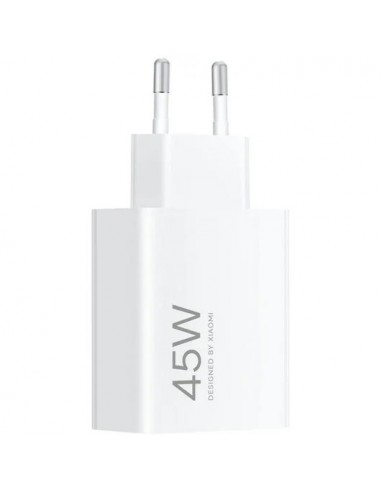 Xiaomi Adaptador de Corriente de Carga Rápida 45W USB-A Blanco