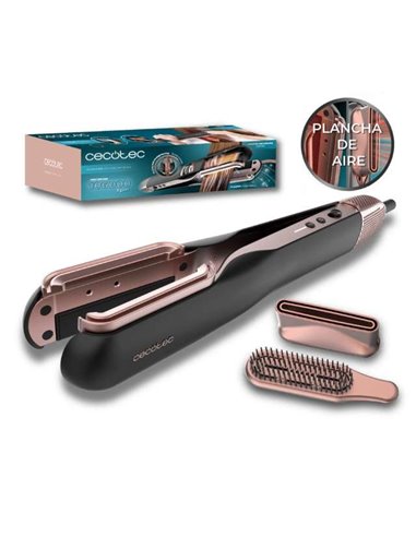 Cecotec RitualCare Air Lisse 2in1 Black Secador Plancha de Pelo con Aire con 2 Cabezales