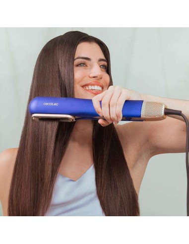 Cecotec RitualCare Air Lisse 2in1 Black Secador Plancha de Pelo con Aire con 2 Cabezales