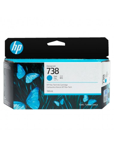HP 738 Cian Tinta