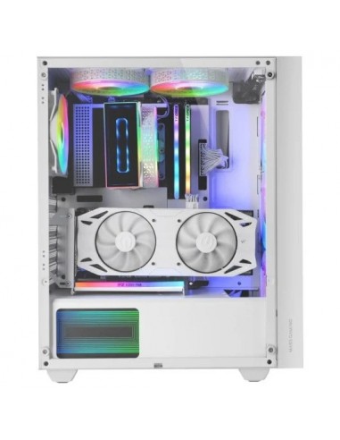 Mars Gaming MC-AIRW Caja Gaming ATX Cristal Templado Blanca
