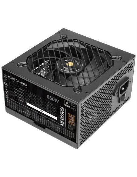 Mars Gaming MPB650SI 650W ATX 80 Plus Bronze Fuente de Alimentación