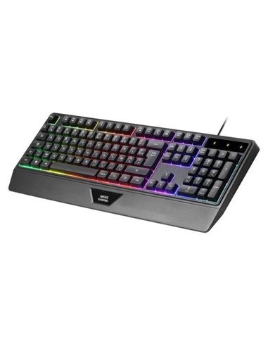 Mars Gaming MCP124PRO Combo RGB 4en1 Teclado H-Mech Ratón Auriculares Alfombrilla Español Negro