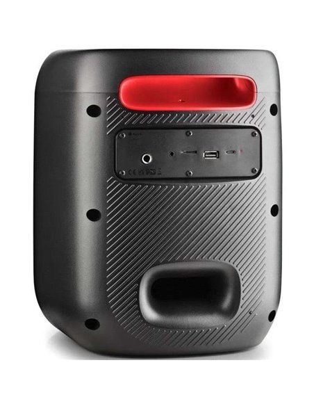 NGS Wild Swag Go Altavoz Portátil Batería TWS BT/USB/TF/AUX IN 80W RMS Negro