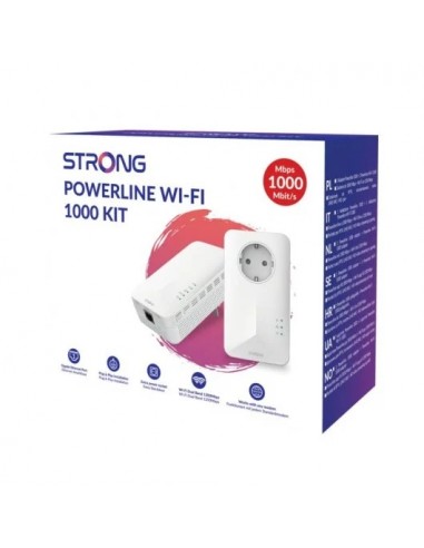 Strong Kit Powerline PLC Wi-Fi 1000 UE V2 | Online Canarias
