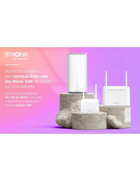 Strong 5GAX3000 Router Móvil Wifi 6 5G 3Gbps Blanco
