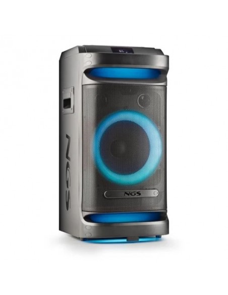 NGS Wild Space 1 Altavoz Portátil Inalámbrico Batería con Woofer 10" TWS BT/USB/AUX 180W RMS Negro