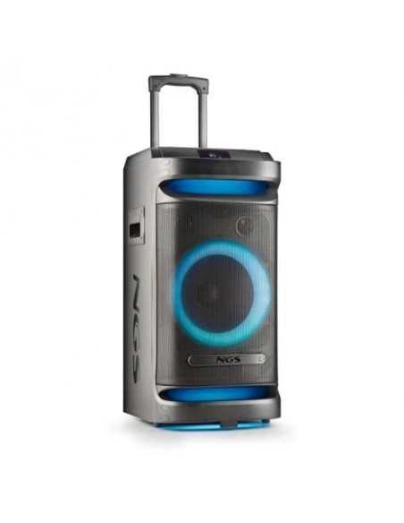 NGS Wild Space 1 Altavoz Portátil Inalámbrico Batería con Woofer 10" TWS BT/USB/AUX 180W RMS Negro