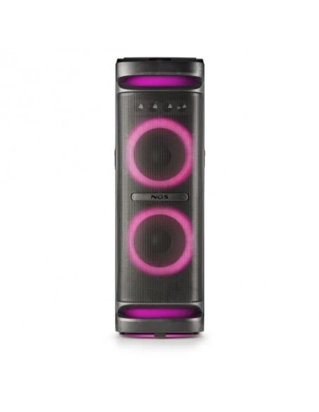 NGS Wild Space 3 Altavoz DJ Portátil Inalámbrico BT/USB/AUX IN 800W RMS Negro