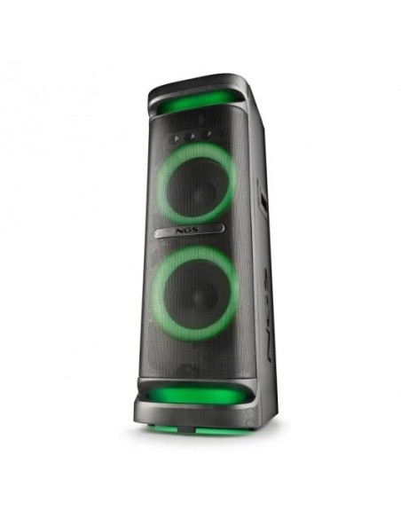 NGS Wild Space 3 Altavoz DJ Portátil Inalámbrico BT/USB/AUX IN 800W RMS Negro