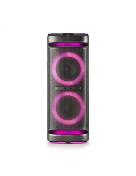 NGS Wild Space 2 Altavoz DJ Portátil Inalámbrico BT/USB/AUX IN 400W RMS Negro