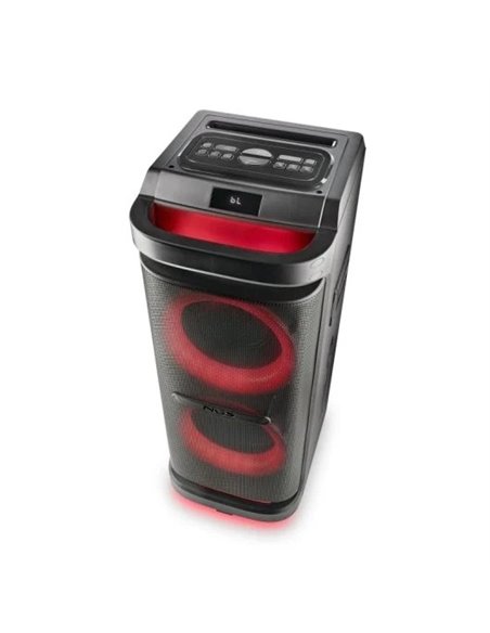 NGS Wild Space 2 Altavoz DJ Portátil Inalámbrico BT/USB/AUX IN 400W RMS Negro