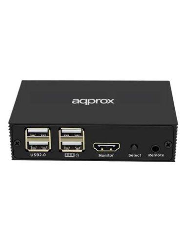 Approx APPKVHDMI2PV2 Conmutador KVM 2xHDMI 3xUSB