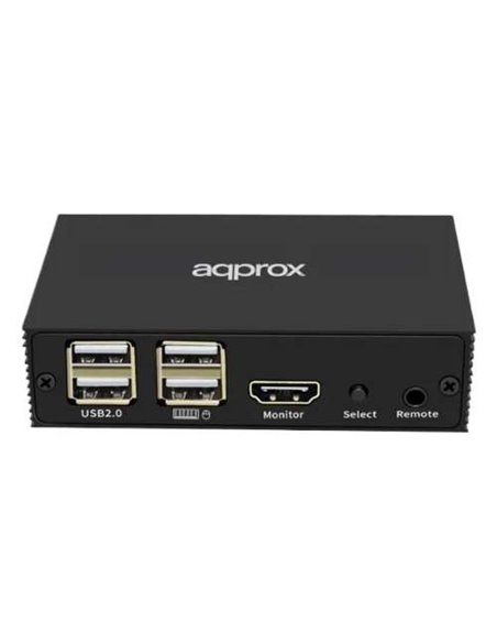 Approx APPKVHDMI2PV2 Conmutador KVM 2xHDMI 3xUSB