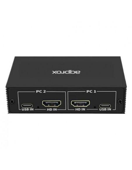 Approx APPKVHDMI2PV2 Conmutador KVM 2xHDMI 3xUSB