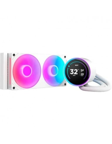 NZXT Kraken Elite 240 RGB Kit Refrigeración Líquida con Pantalla IPS 240mm Blanco