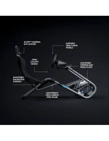 Playseat Trophy Logitech G Edition Asiento para Simulación de Carreras Negro