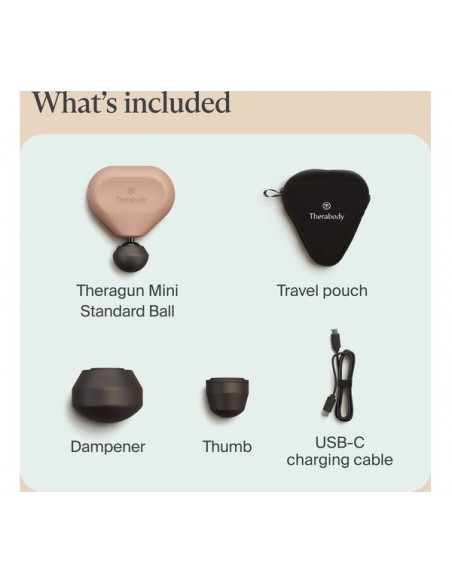 Theragun Mini 3.0 Masajeador Corporal Portátil Rosa