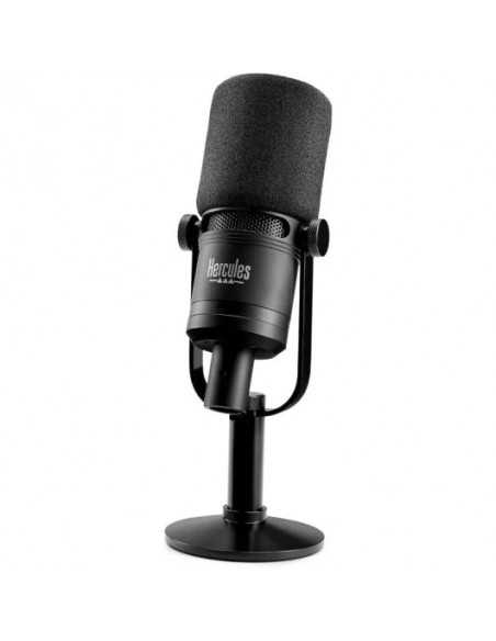 Hercules Stream Essentials Kit XLR Micrófono y Controladora para Streaming