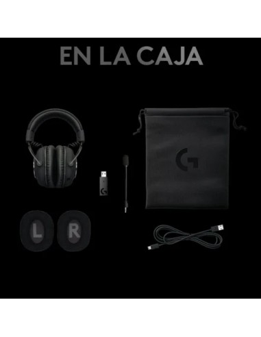 Logitech G Pro X Auriculares Gaming Inalámbricos con Lightspeed Negros