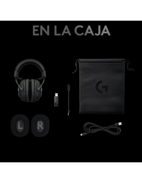 Logitech G Pro X Auriculares Gaming Inalámbricos con Lightspeed Negros