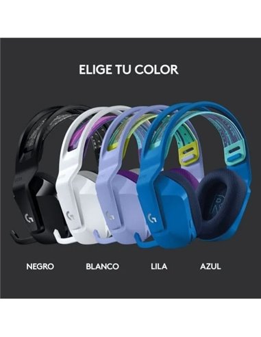Logitech G733 Lightspeed RGB Auriculares con Micrófono Inalámbricos Gaming Negros