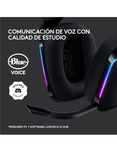 Logitech G733 Lightspeed RGB Auriculares con Micrófono Inalámbricos Gaming Negros
