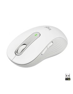 Logitech Signature M650 L Ratón Óptico Inalámbrico 2000DPI Blanco