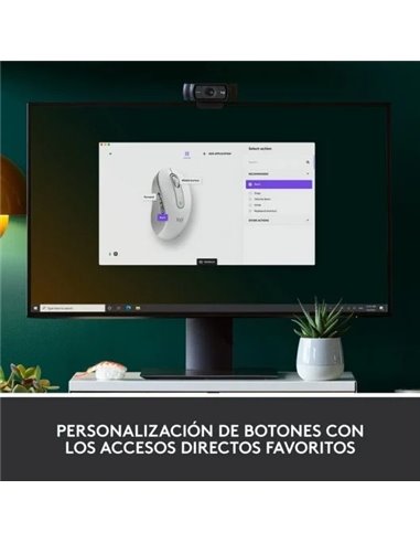 Logitech Signature M650 L Ratón Óptico Inalámbrico 2000DPI Blanco