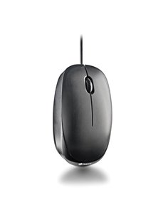 NGS Flame Ratón USB-C 1000DPI 2 Botones Negro