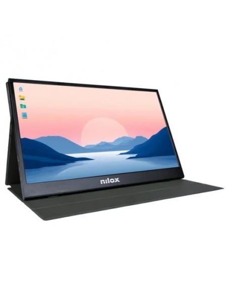 Nilox NXMP15FHD11 Monitor Portátil 15.6" FHD, Mini DMI, 2xUSB-C, Negro