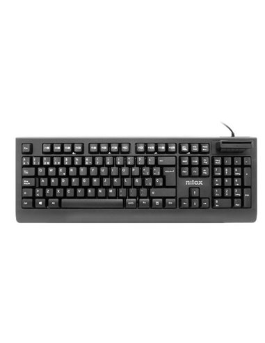 Nilox NXKIRE0002 Teclado con Lector DNI-e 4.0 y SmartCard Integrado