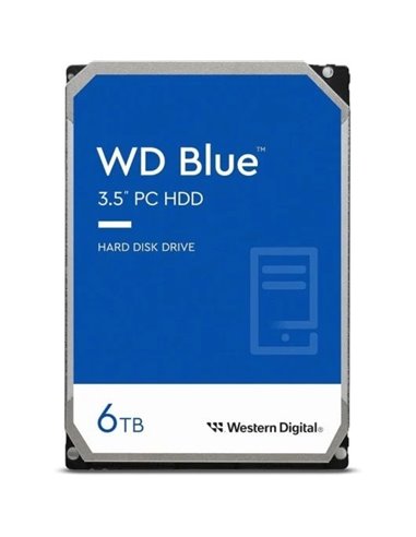 WD Blue 6TB 3.5" 256MB SATA 3 Disco Duro