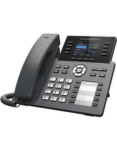 Grandstream GRP2634 Teléfono IP 8 Línea, 4 Cuentas SIP, WiFi dual, 2xGb, PoE, Color, Bluetooth, 24xBLF